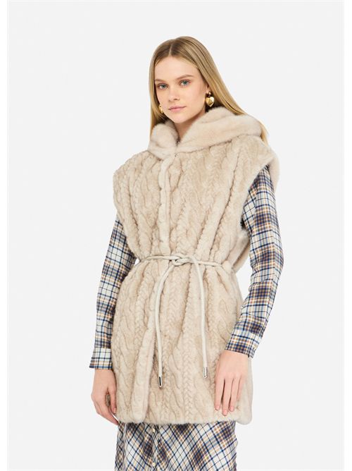 Gilet con cappuccio LIU JO | MF5364E1044/W9868